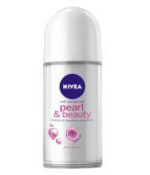 Nivea Pearl & Beauty Roll On Deodorant For Women (50 ml) - Free Nivea Lip Care 4.8gm