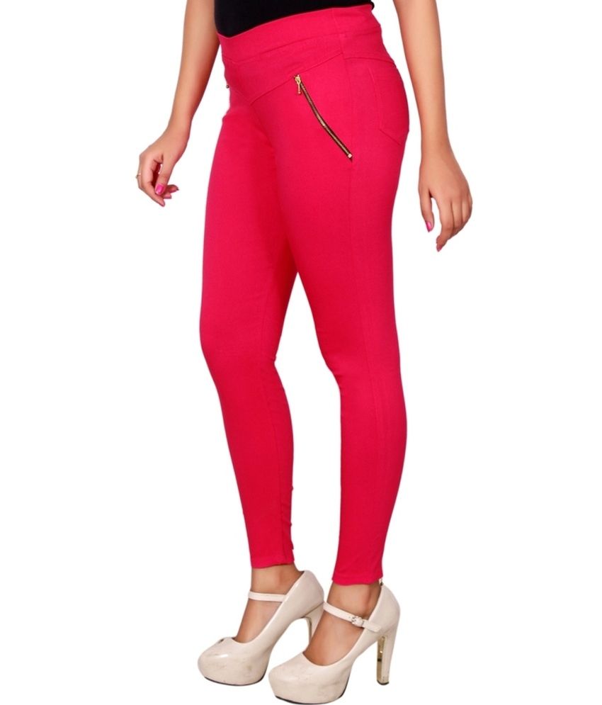 pink jeggings walmart