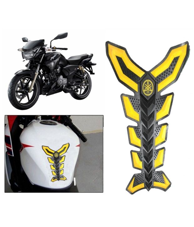 Capeshoppers Monster Designer Yellow Tank Pad For Tvs Apache Rtr 160 Buy Capeshoppers Monster Designer Yellow Tank Pad For Tvs Apache Rtr 160 Online At Low Price In India On Snapdeal