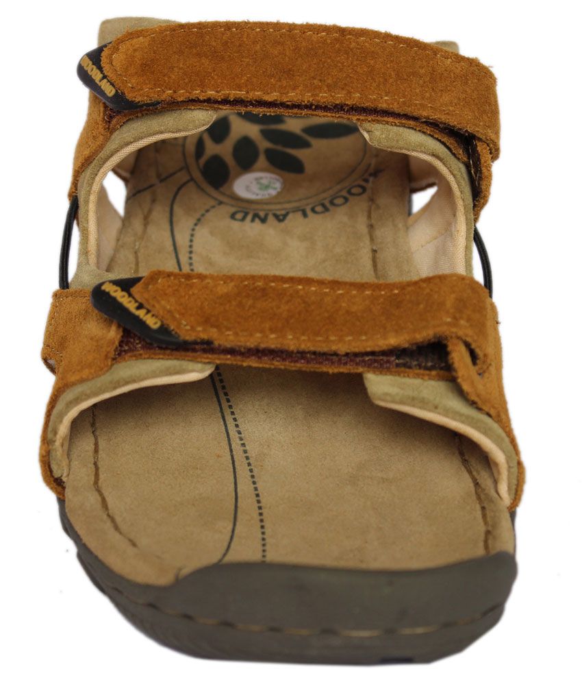 Woodland Brown Floater Sandals Art DGD491108CAM - Buy Woodland Brown Floater Sandals Art 