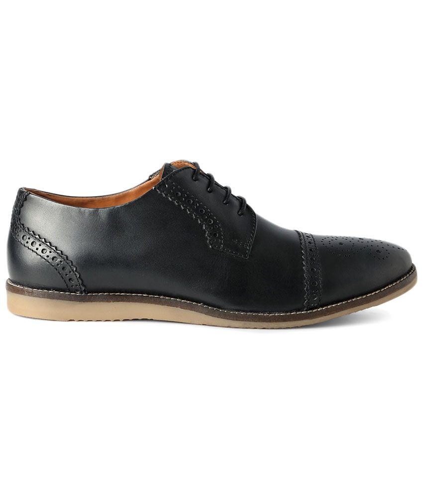 Allen Solly Black Formal Lace Up Shoes Price in India- Buy Allen Solly ...