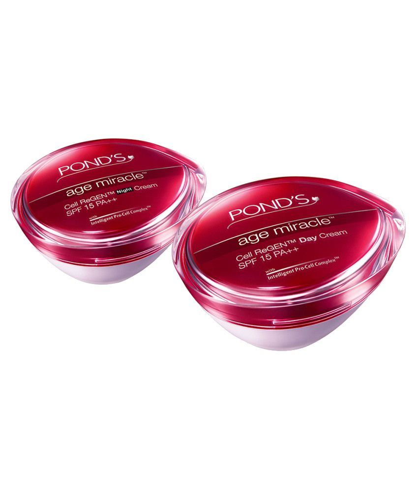 Ponds Age Miracle Combo Pack Day and Night Cream 50g Each