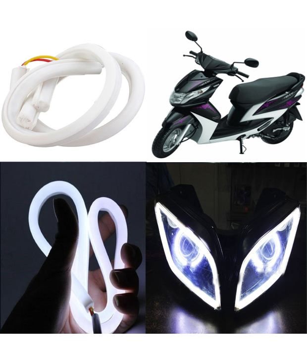 Capeshoppers Flexible 30cm Audi Neon Led Tube For Yamaha