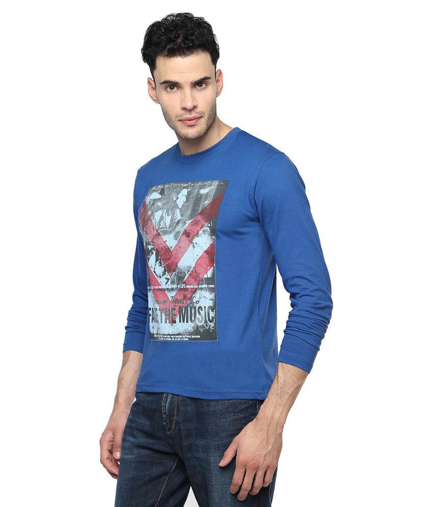 Teen Tees Blue Cotton T-Shirt - Buy Teen Tees Blue Cotton T-Shirt ...