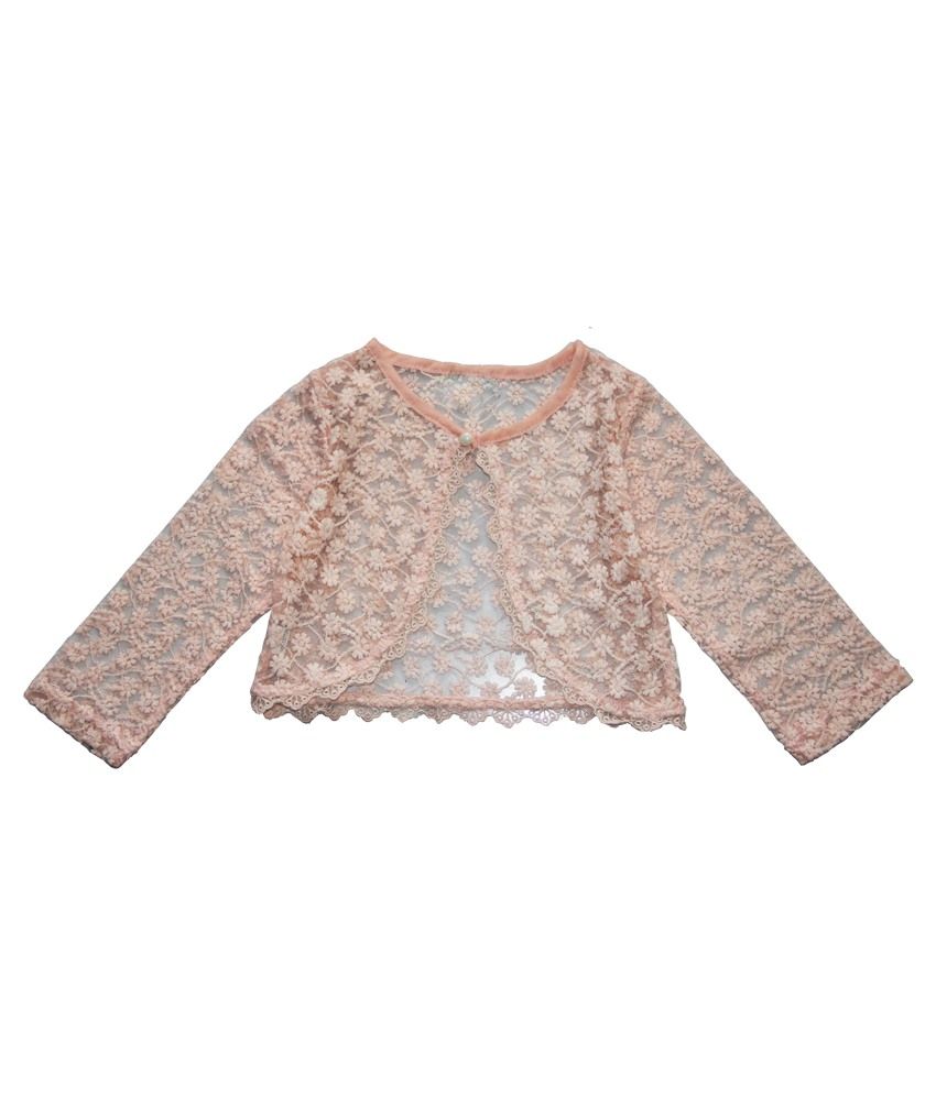 peach bolero jacket