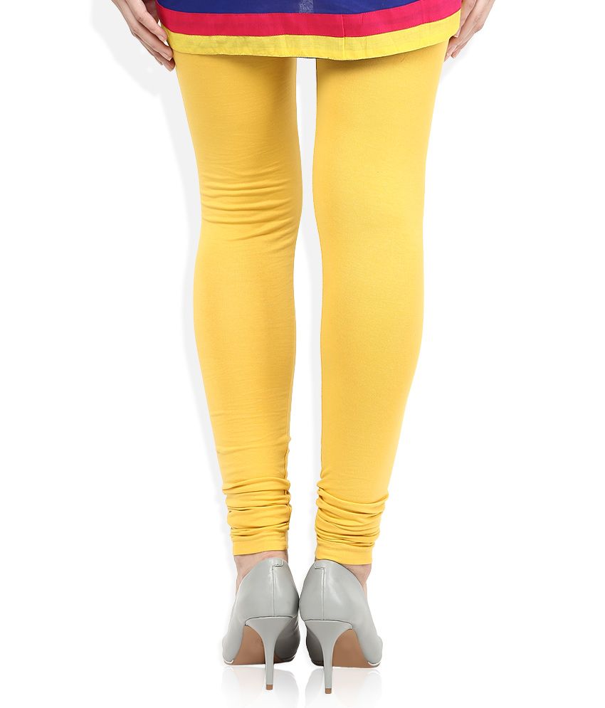 yellow leggings with pockets