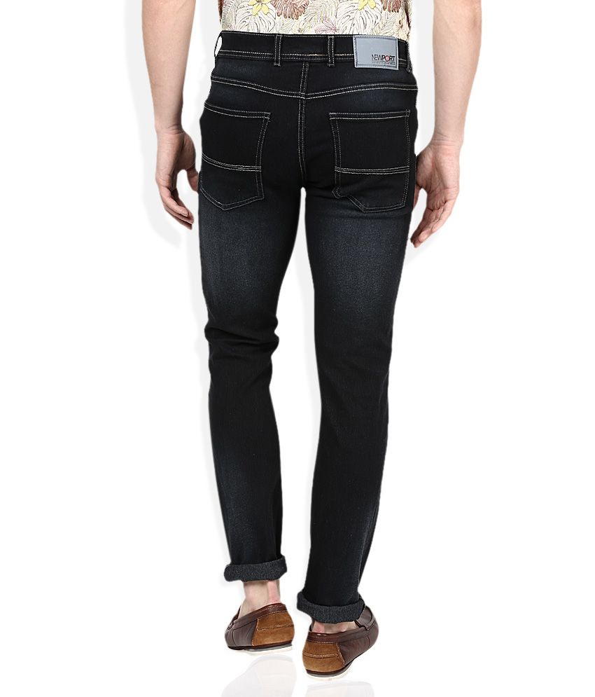 black skinny fit jeans