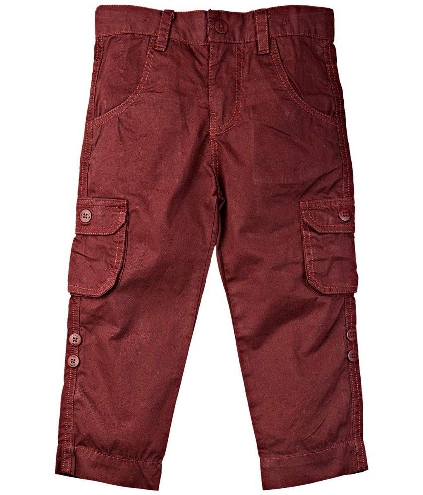 maroon cargo pants