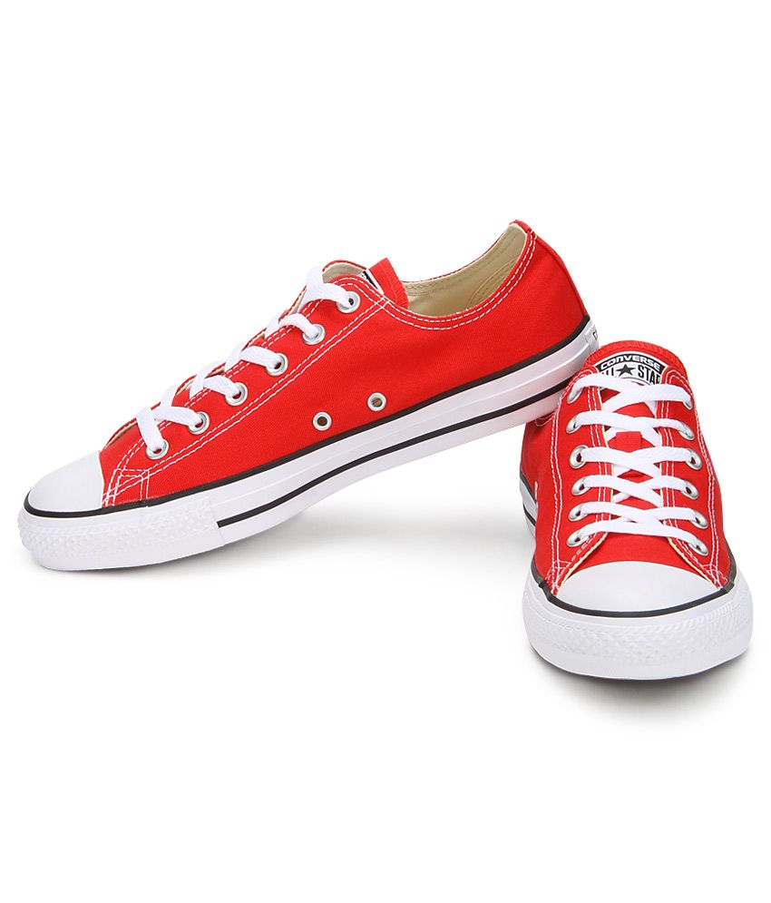 Converse Red Sneaker Shoes - Buy Converse Red Sneaker Shoes Online at ...