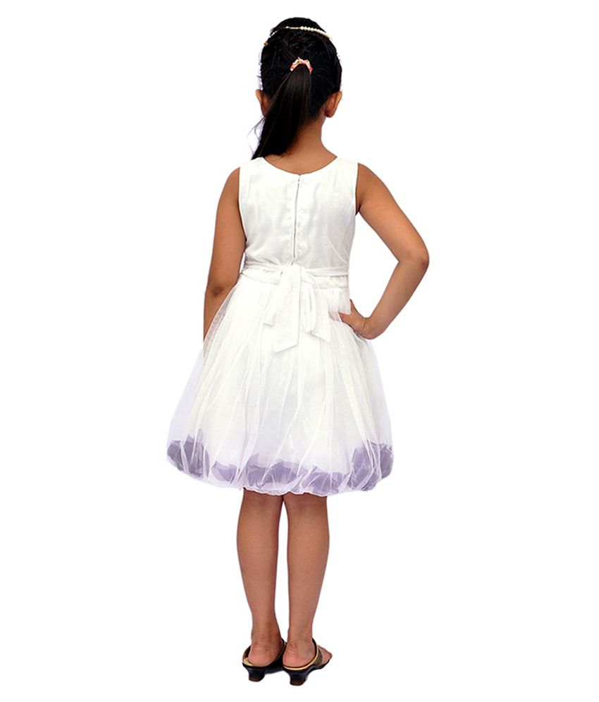 short frock white colour