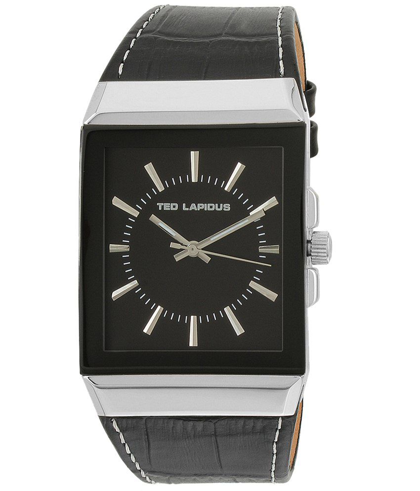 Ted Lapidus Black Analogue Wrist Watch Price in India: Buy Ted Lapidus ...