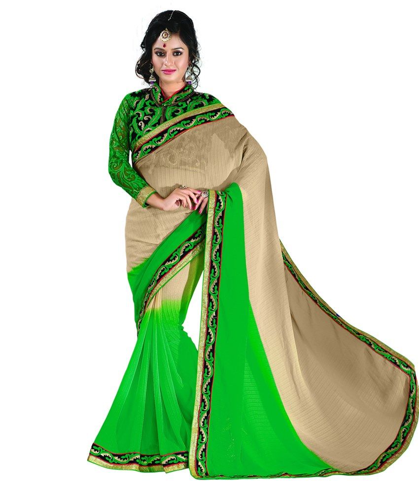 naira in green lehenga
