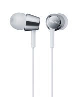 Sony MDR-EX150AP In-Ear Earphones with Mic (White)