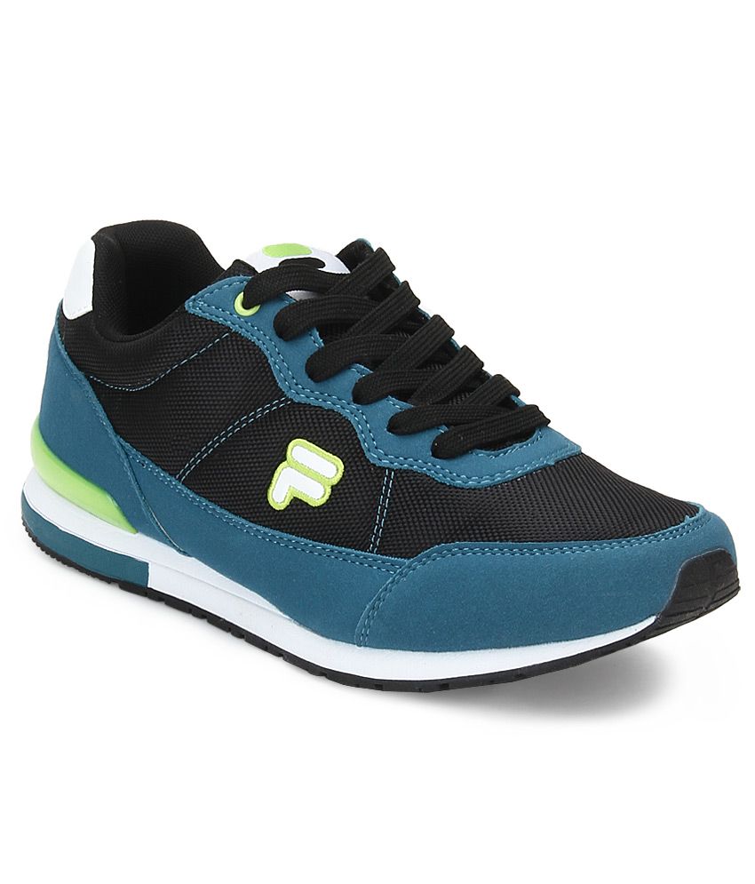 fila blue sports shoes