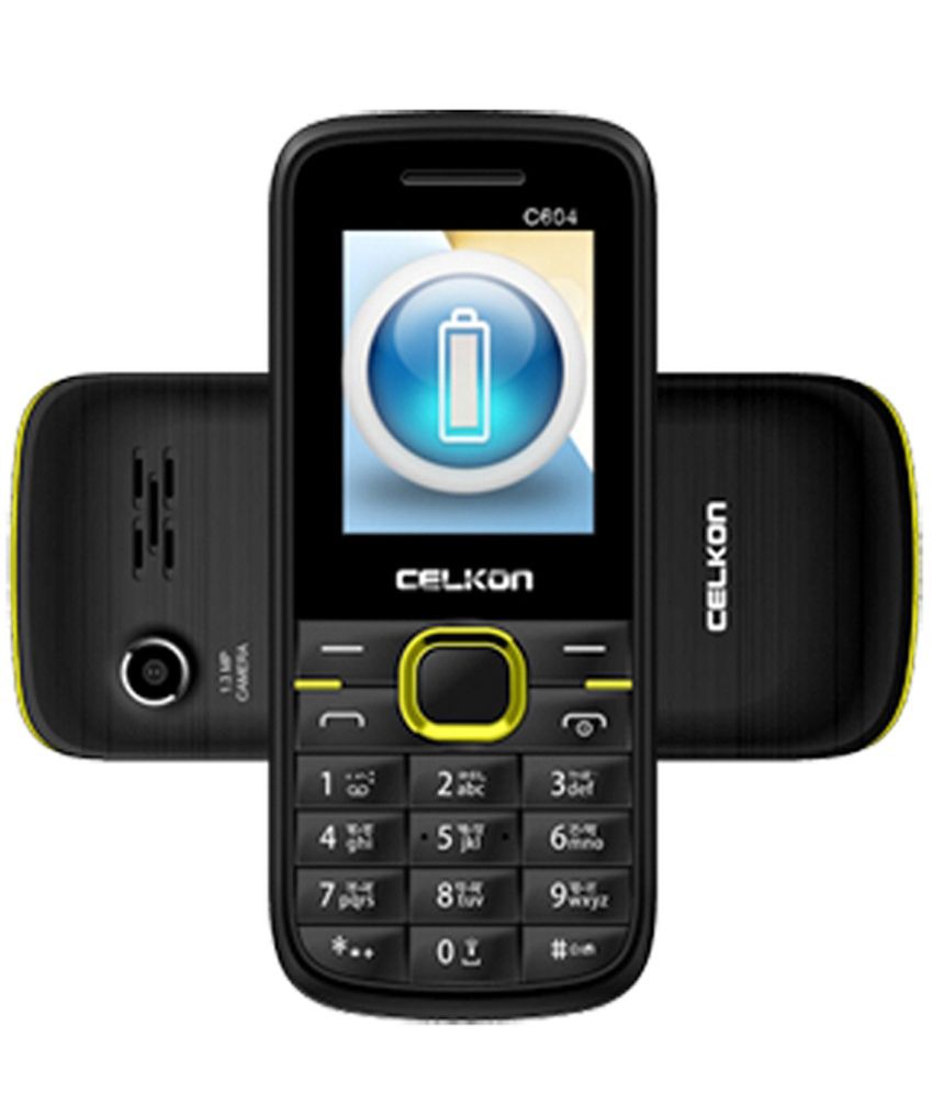 Celkon C604 Yellow - Feature Phone Online at Low Prices ...