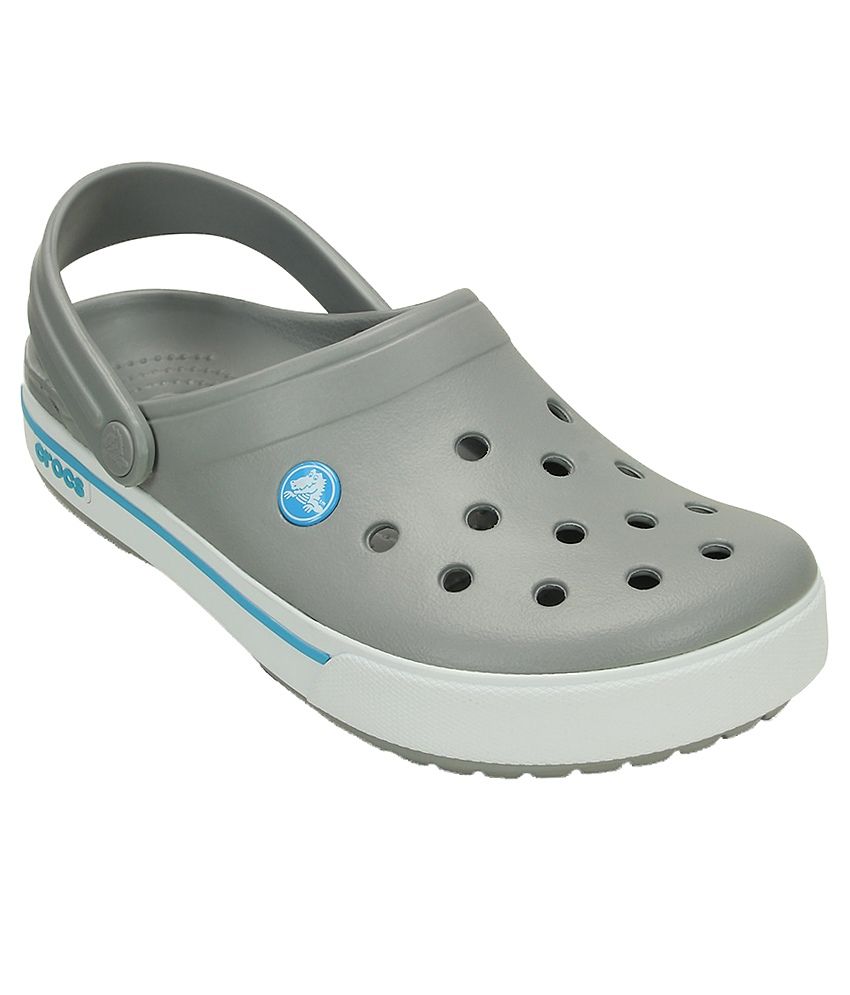 Crocs Gray Floater Sandal Relaxed Fit 