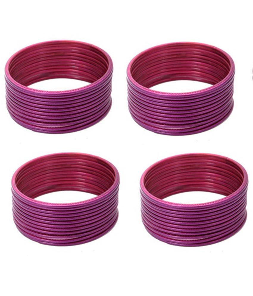 plain pink bangles