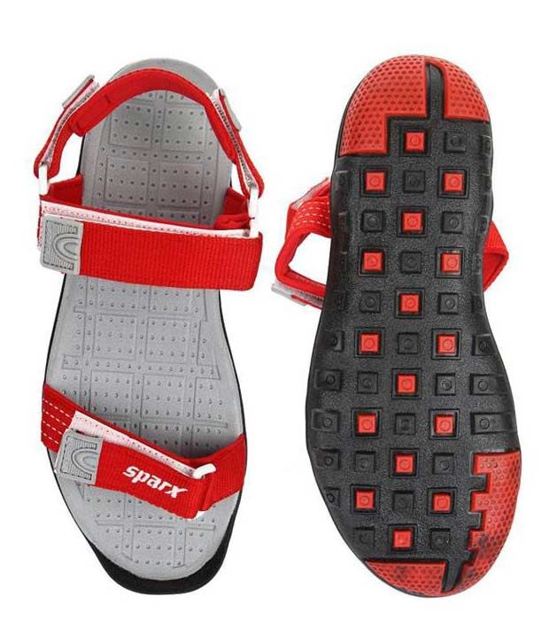 sparx sandals red