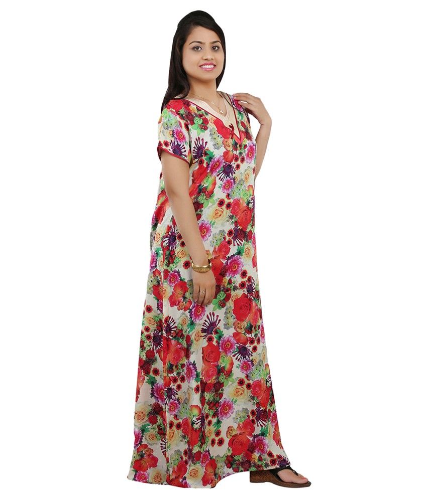 Rayon nighties online Clearance