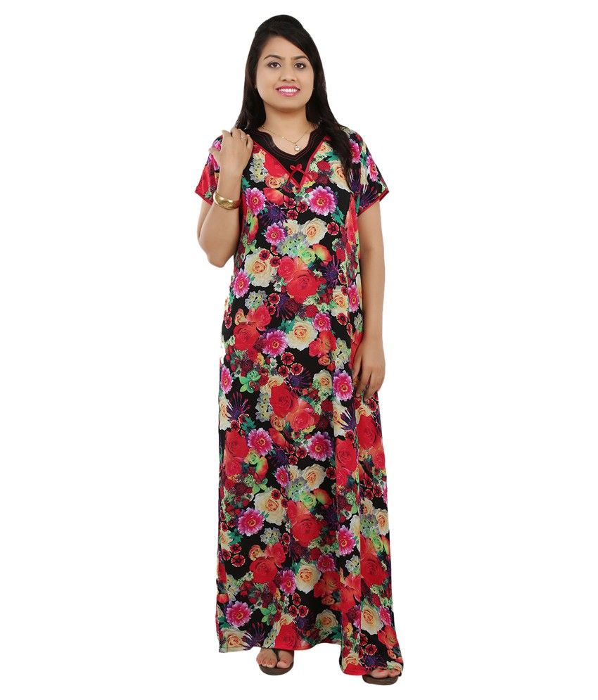 Rayon nighties online Clearance