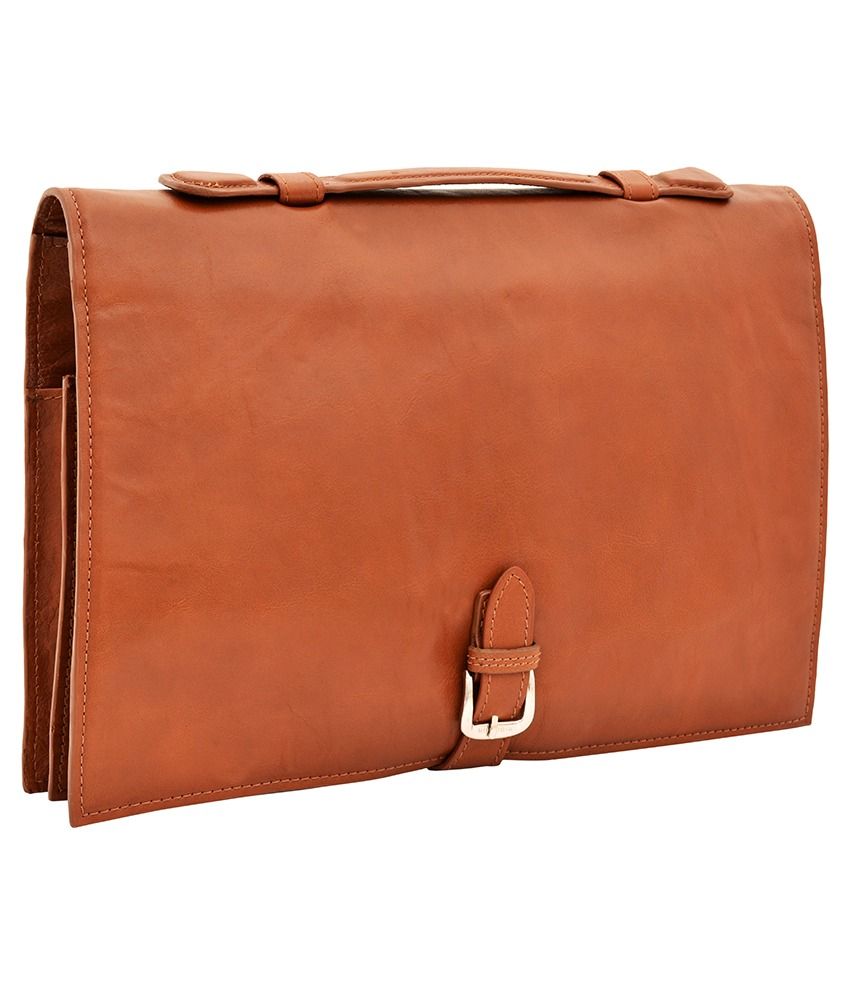 hidesign tan leather bag