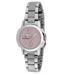 Dezine Stainless Steel Round Womens Watch