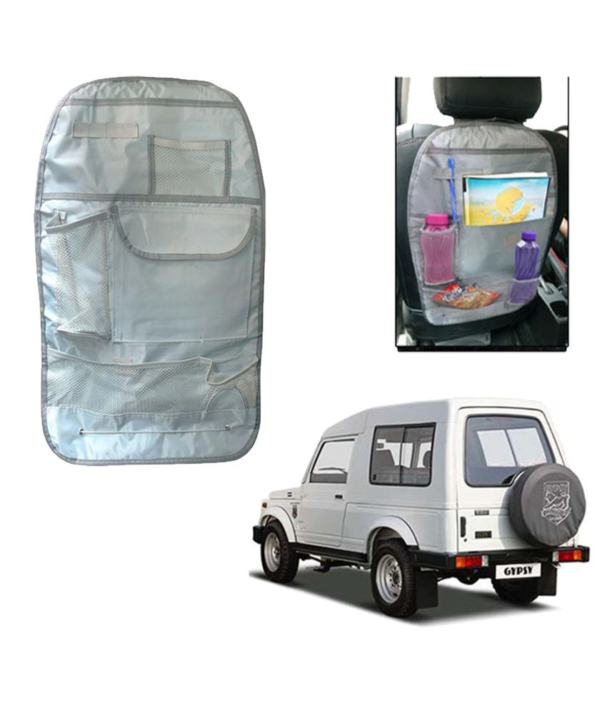 Allure Auto Silver Maruti Suzuki Gypsy Car Back Seats Organiser Pockets:  Buy Allure Auto Silver Maruti Suzuki Gypsy Car Back Seats Organiser Pockets  Online ...