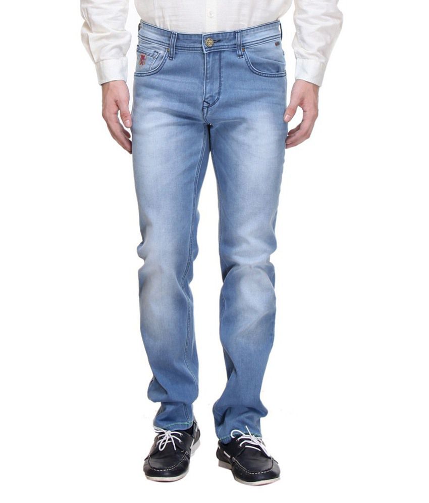 Twills Blue Slim Fit Jeans - Buy Twills 