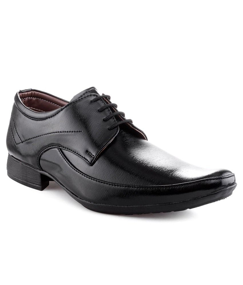 Mars Footwear Black Formal Shoes Price in India- Buy Mars Footwear ...