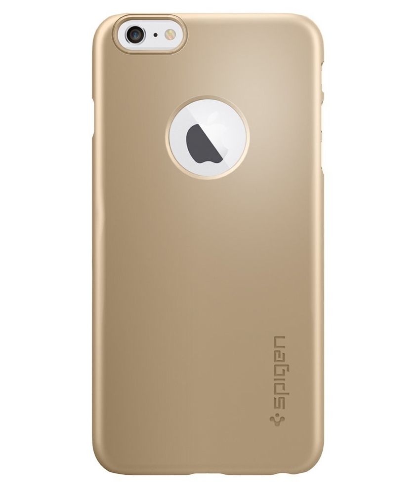 Spigen Back Cover Apple iPhone 6 PlusGolden Plain Back Covers Online