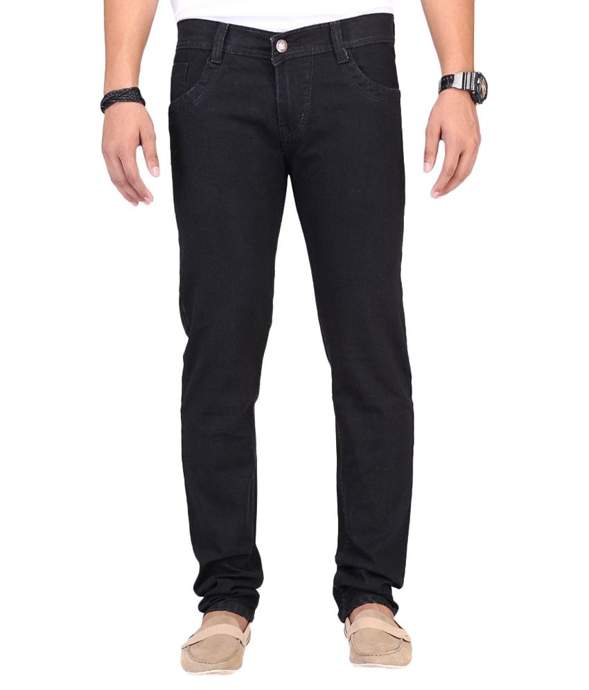 Masterly Weft Black Cotton Blend Jeans Buy Masterly Weft Black Cotton