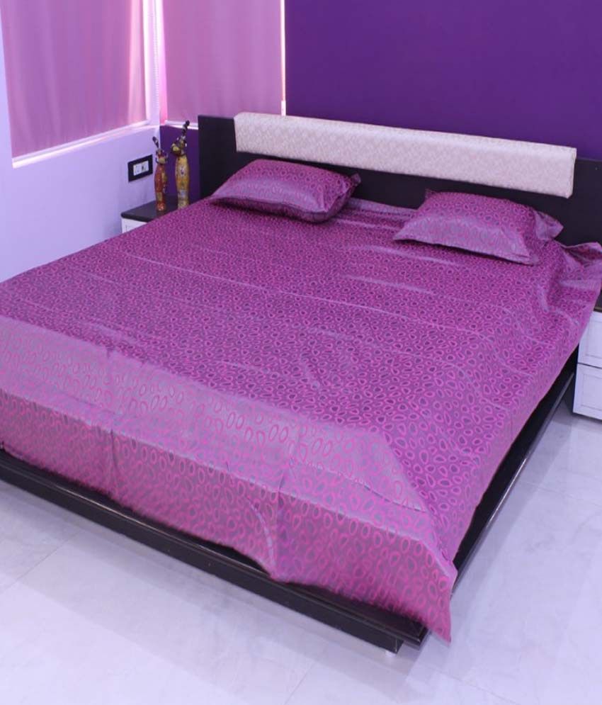 purple bed