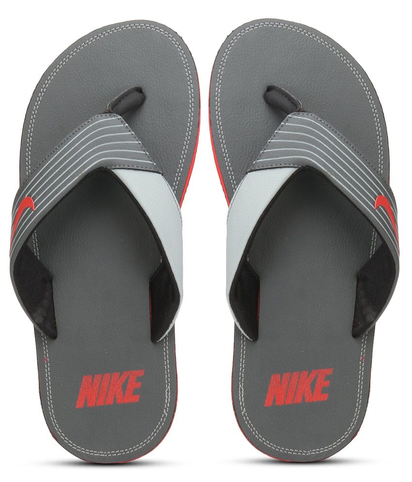 Nike Chroma Thong Iii Gray Flip Flops 