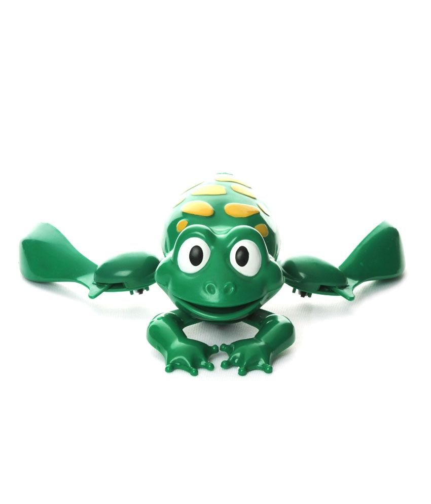 swimming frog bath toy