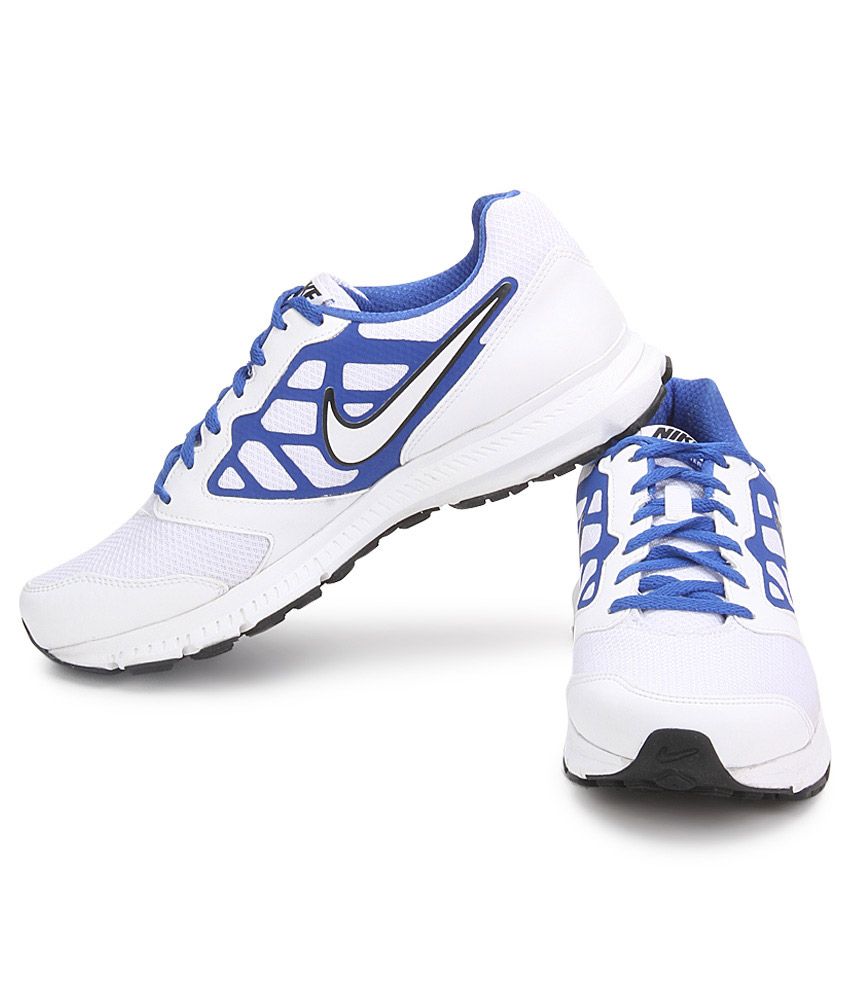Nike Downshifter 6 Msl White Sport Shoes Nike Downshifter 6 Msl White Sport Shoes
