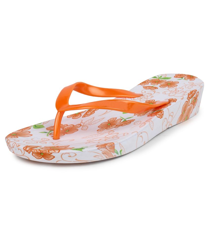 11e Orange Flip Flops Price in India- Buy 11e Orange Flip Flops Online ...