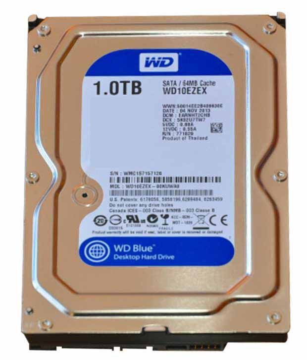     			Western Digital WD10EZEX WD Blue 1 TB SATA Desktop Internal Hard Drive