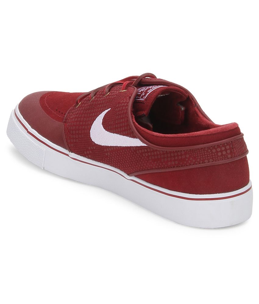 maroon janoski nike