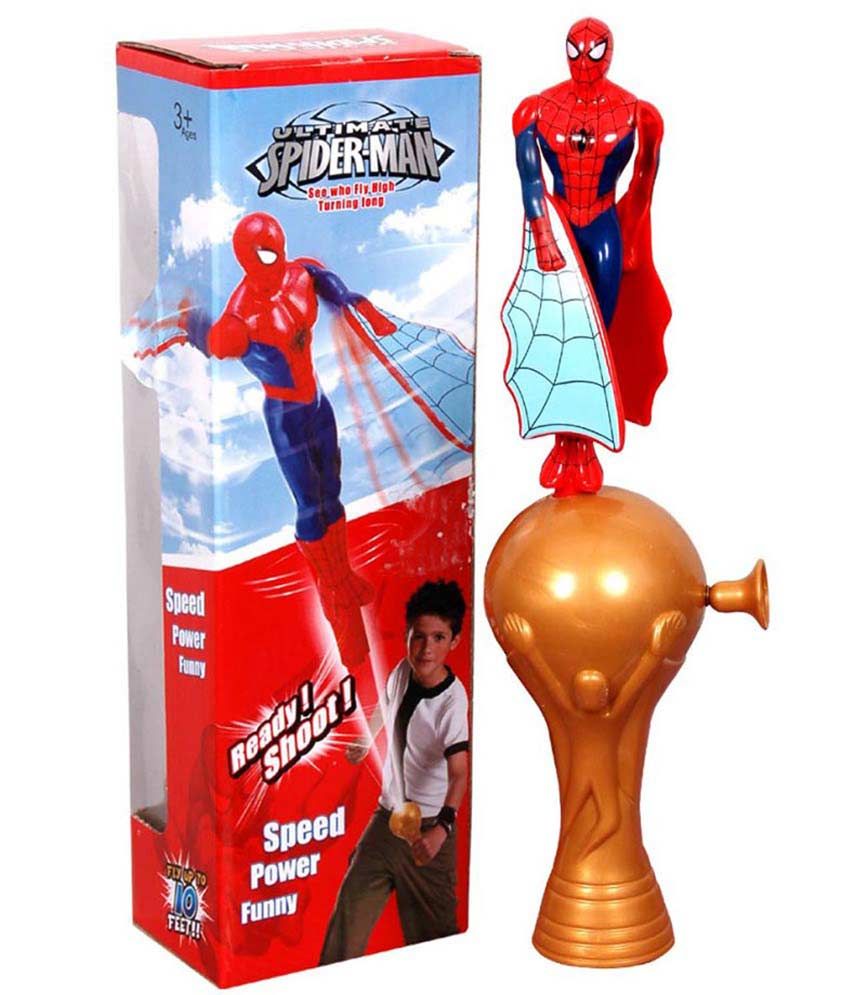 spider man flying figure