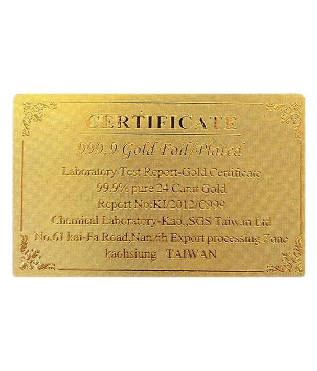 Hayman 24 Kt Gold Rose With Box Hayman 24 Kt Gold Rose With Box