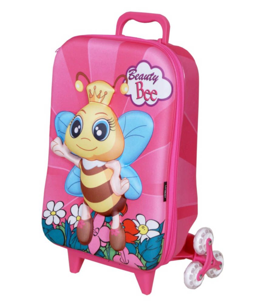 pink bee suitcase