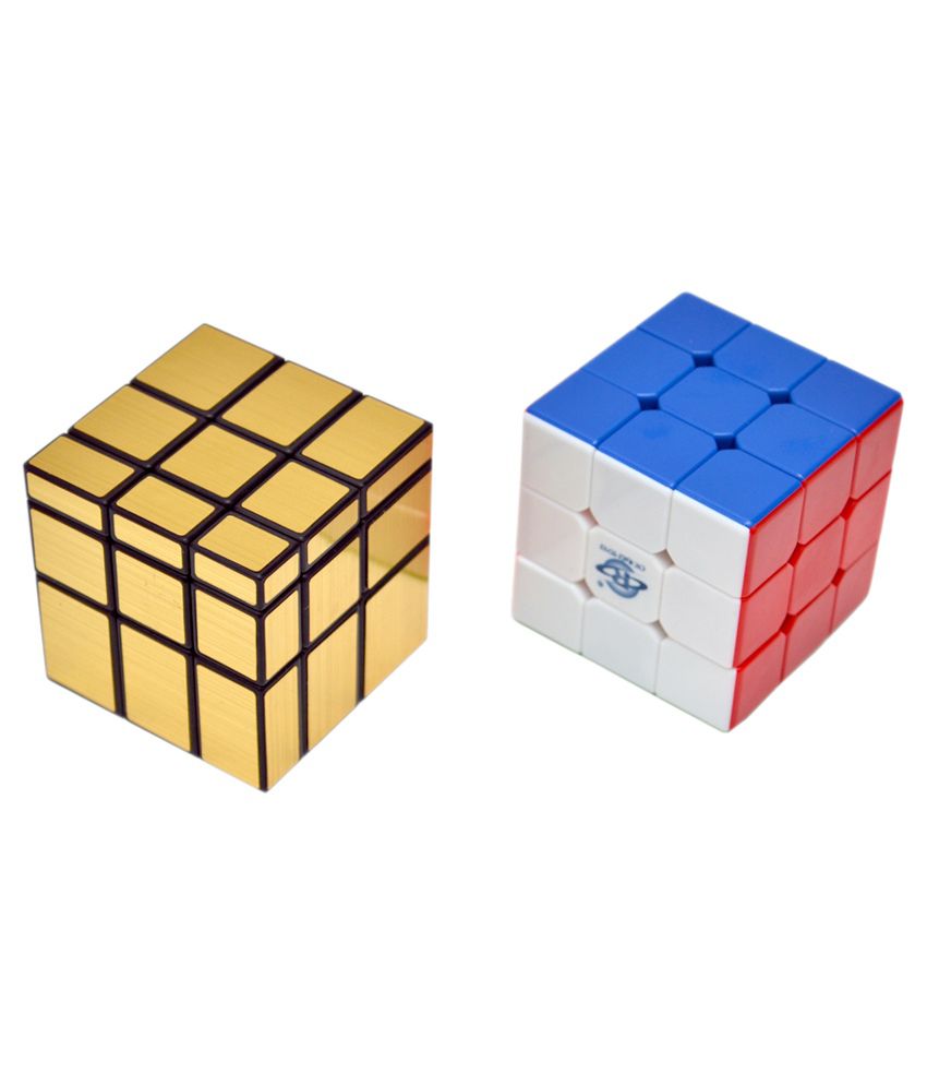     			Montez Shengshou Golden Mirror Cube & Stickerless Cube Combo