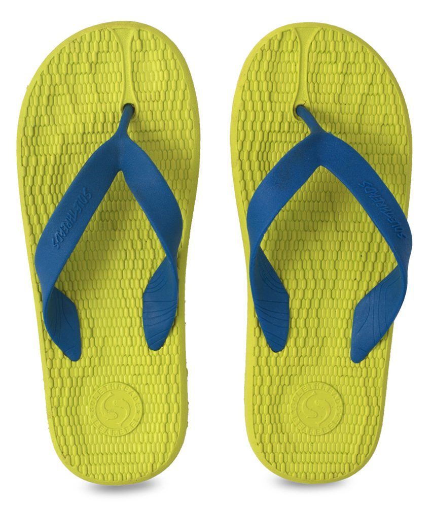 Sole Threads Everlast Green Flip Flops Price in India- Buy Sole Threads Everlast Green Flip 