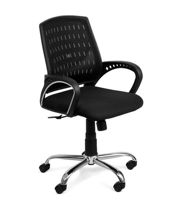 Medium Back Mesh Office Chair in Black - Buy Medium Back ...