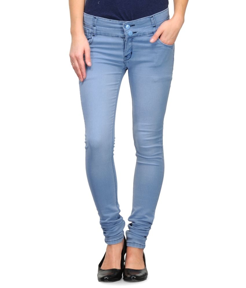 Buy Fasnoya Blue Denim Lycra Jeans Online at Best Prices in India ...