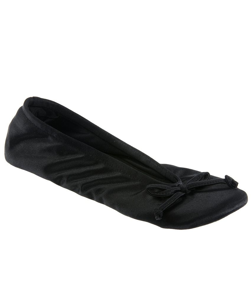 dearfoam satin ballerina slippers