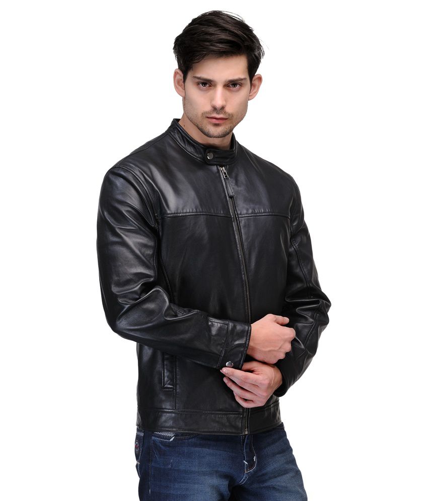 Pique Republic Black Leather Jacket - Buy Pique Republic Black Leather ...