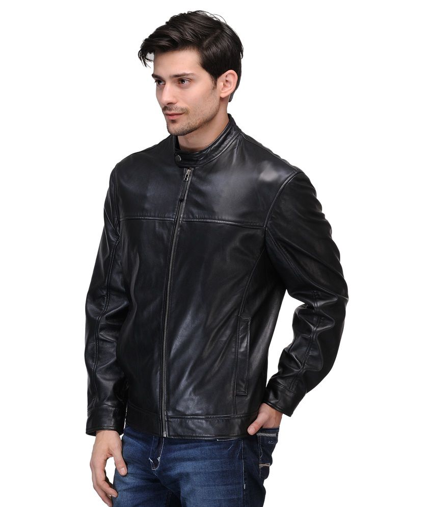 Pique Republic Black Leather Jacket - Buy Pique Republic Black Leather ...