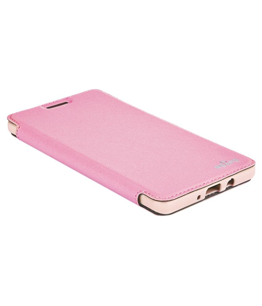 RSAFE AntiRadiation High Quality Flip Book Case Cover For Asus Zenfone 6 Pink Flip Covers