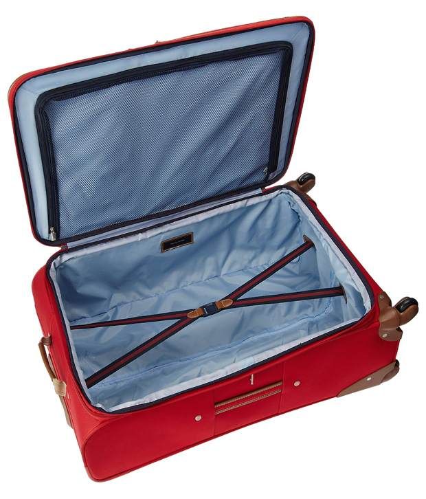 tommy hilfiger red suitcase